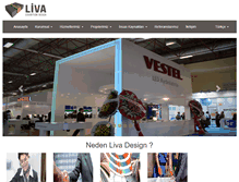 Tablet Screenshot of liva-design.com